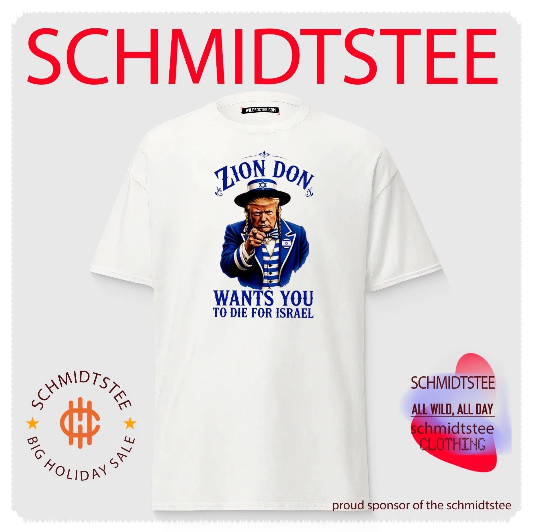 Uncle Don Trump Zion Don wants you to die for Israel shirt
