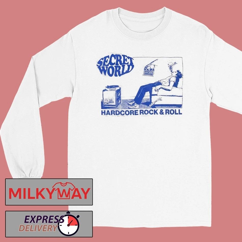 Secret World X Drain Headline Is Your Friend Tour 2026 Merch Dallas Texas At Ferris Wheelers On March 19 2026 Hardcore Rock And Roll T-Shirt