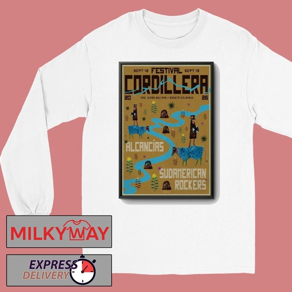 LIMITED Festival Cordillera Sep 13 2026 Bogotá, Colombia Poster show shirt