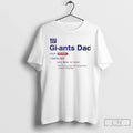 Classic New York Giants Dad Definition Meaning T Shirts