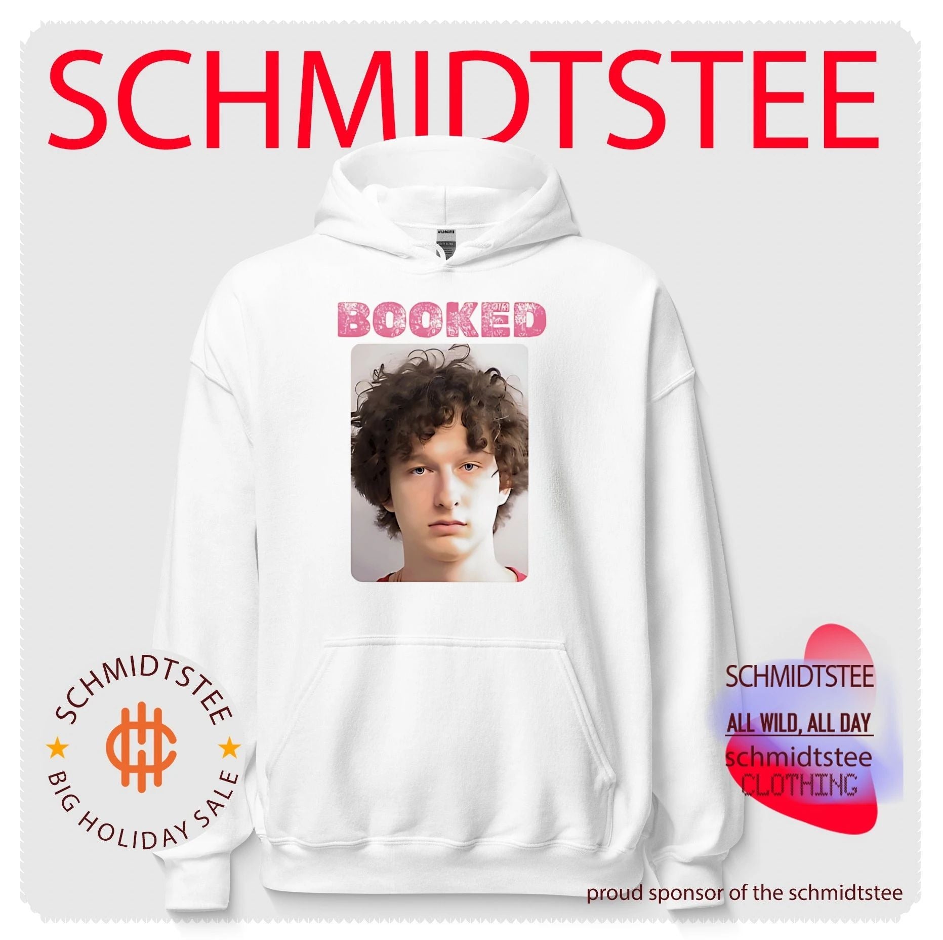 Booked Heston Mugshot shirt