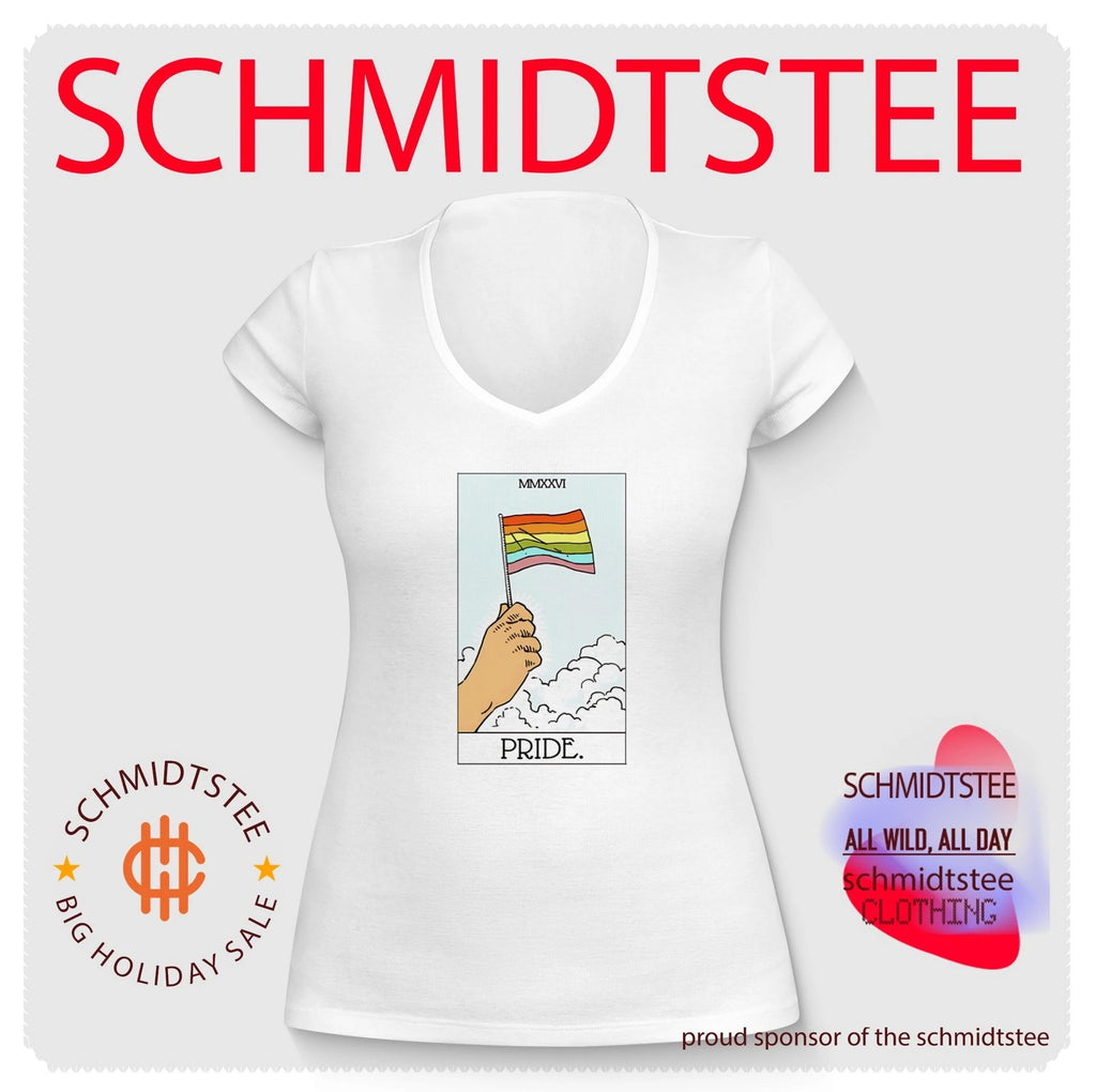 Pride Tarot rainbow flag shirt