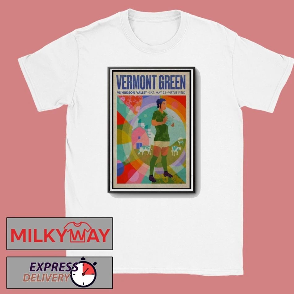 LIMITED May 23 2026 Vermont Green FC vs Hudson Valley Poster Virtue Field TOUR shirt