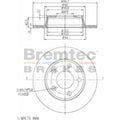 Bremtec Euro-Line Disc Brake Rotor (Single) 255.00mm BDR14620EL