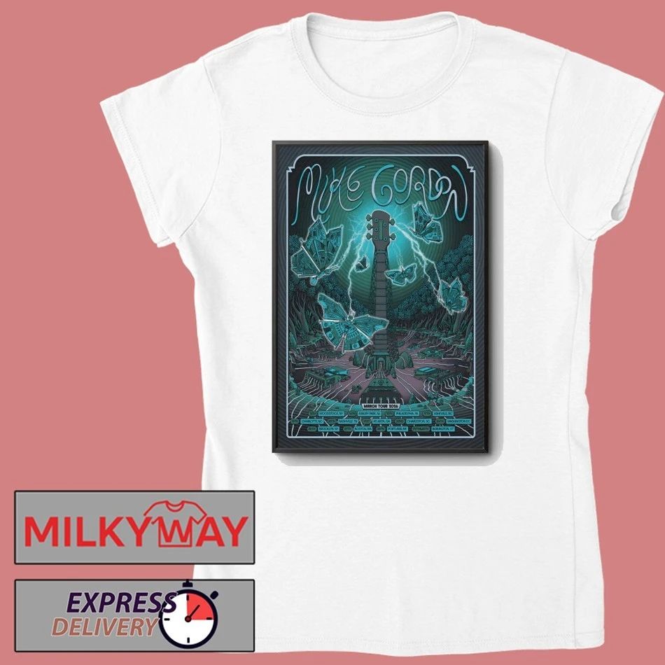 Mike Gordan March 2026 Shows Poster shirt