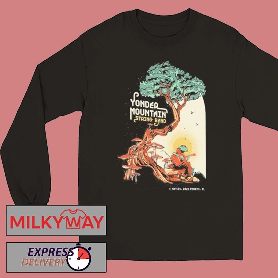 Yonder Mountain String Band Peoria, IL 05.24.2026 Event shirt