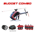 SAB ILGoblin PRO 420 Helicopter Kit – With Main & Tail Blades Eco Combo ESC, Motor & Servo – White