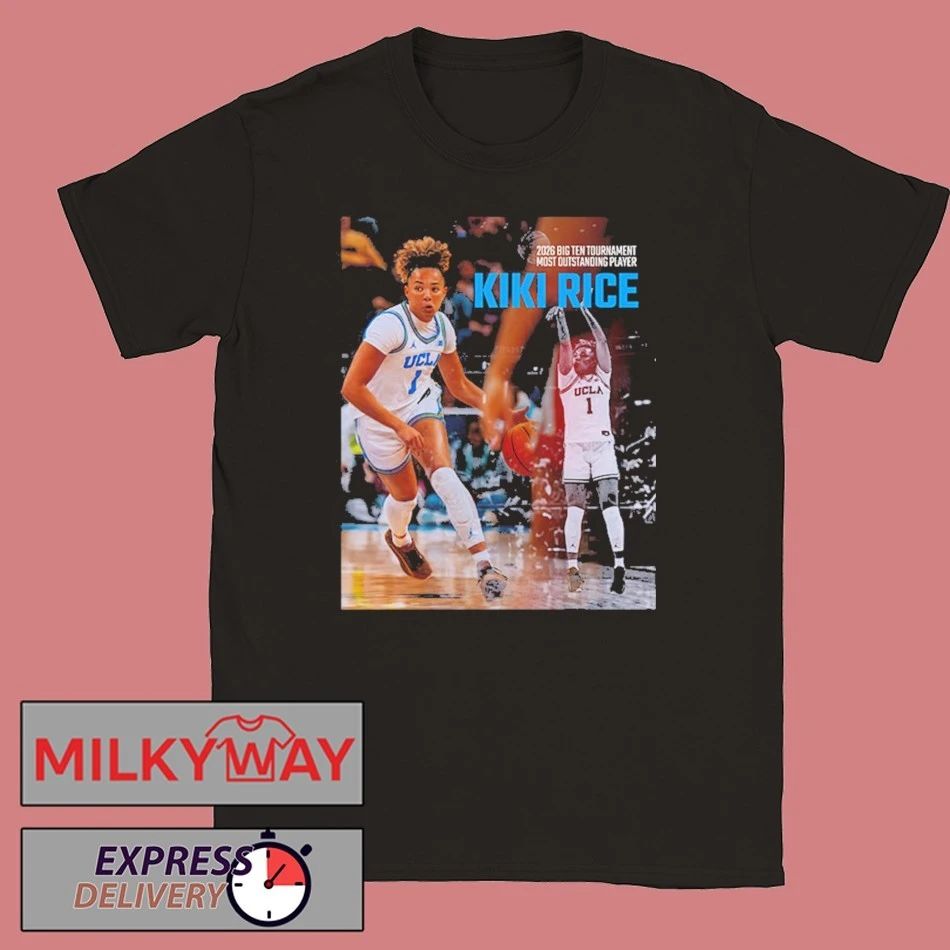 Kiki Rice UCLA Bruins 2026 Big Ten Tournament Most Outstanding Player shirt