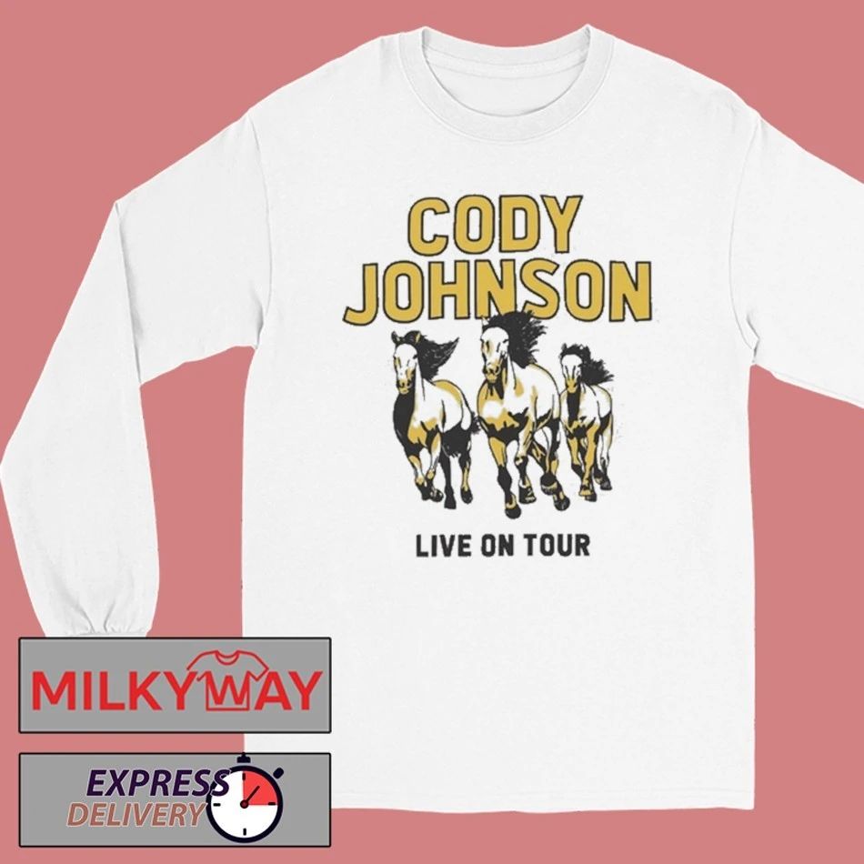Cody Johnson Horses 2026 Tour T-Shirt