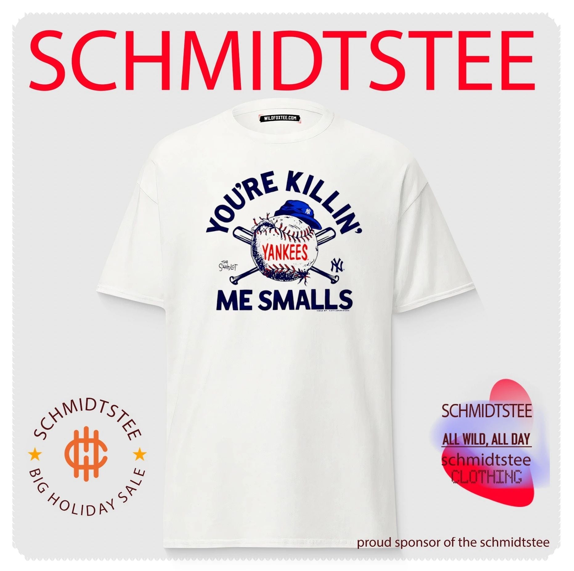 You’re killin’ me smalls New York Yankees x The Sandlot shirt