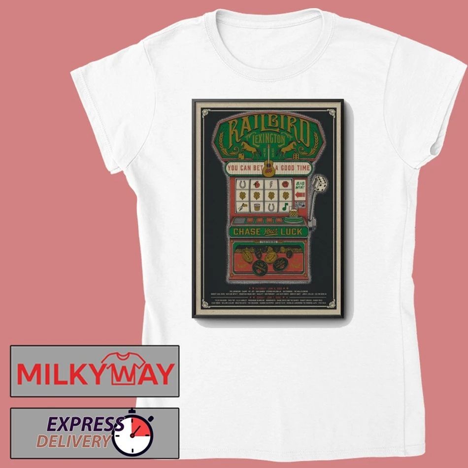 Limited 2026 Railbird Music Festival Lexington Poster TOUR shirt