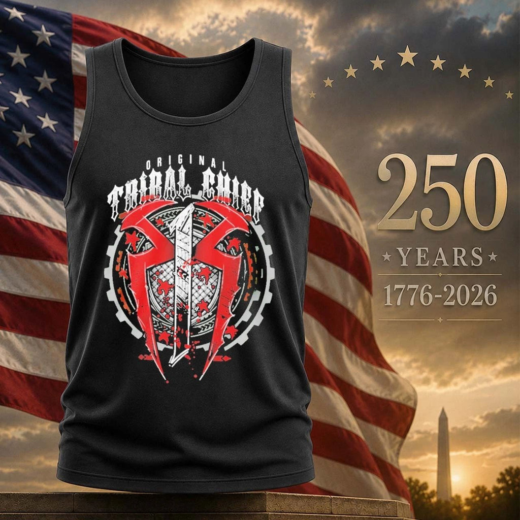 Tribal Chief Roman Reigns Red Shield Shirt