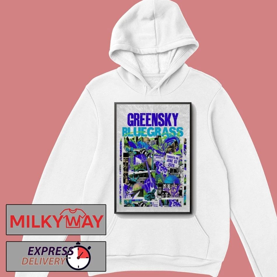 LIMITED Jun 03 2026 Greensky Bluegrass Poster Toronto, ON TOUR shirt