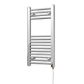 Zennor – Chrome Electric Towel Rail H800mm x W400mm Straight 200w Standard