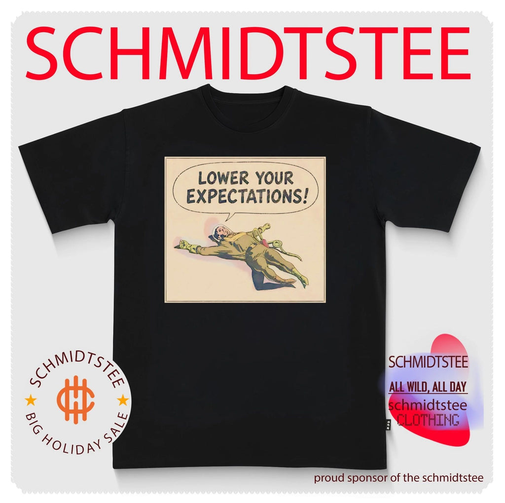 Lower Your Expectations Retro Astronaut shirt
