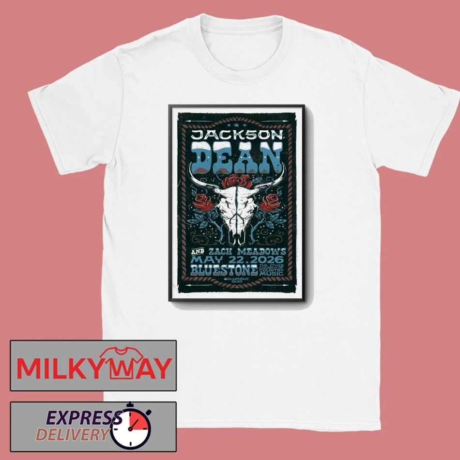 Jackson Dean May 22 2026 The Bluestone in Columbus Ohio Poster shirt