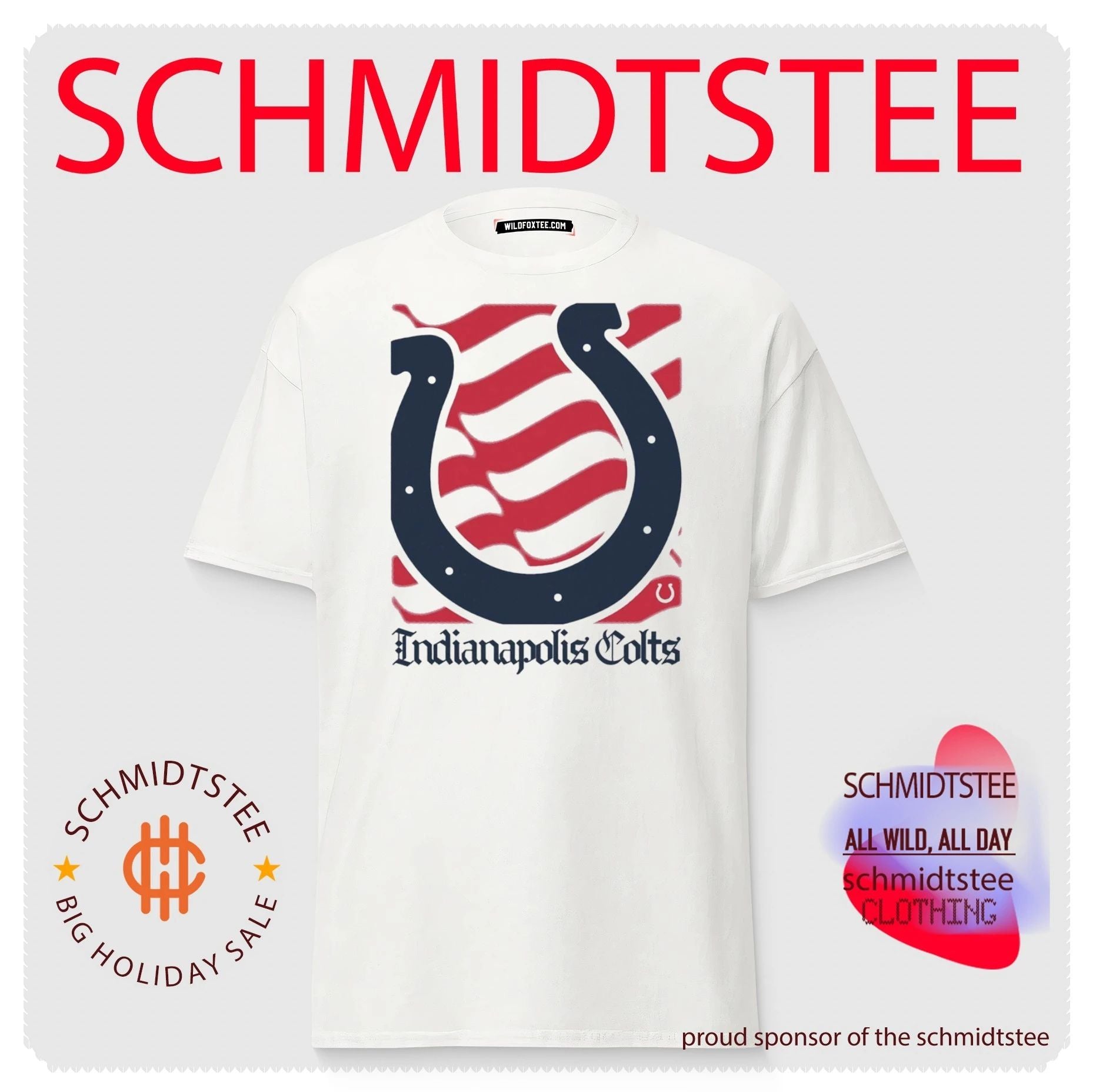 Indianapolis Colts American 250th Flag Heritage Wordmark shirt