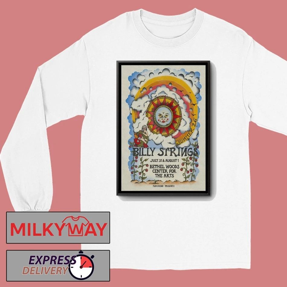 Billy Strings Tour Bethel NY On Jul 31-Aug 1 2026 Poster shirt