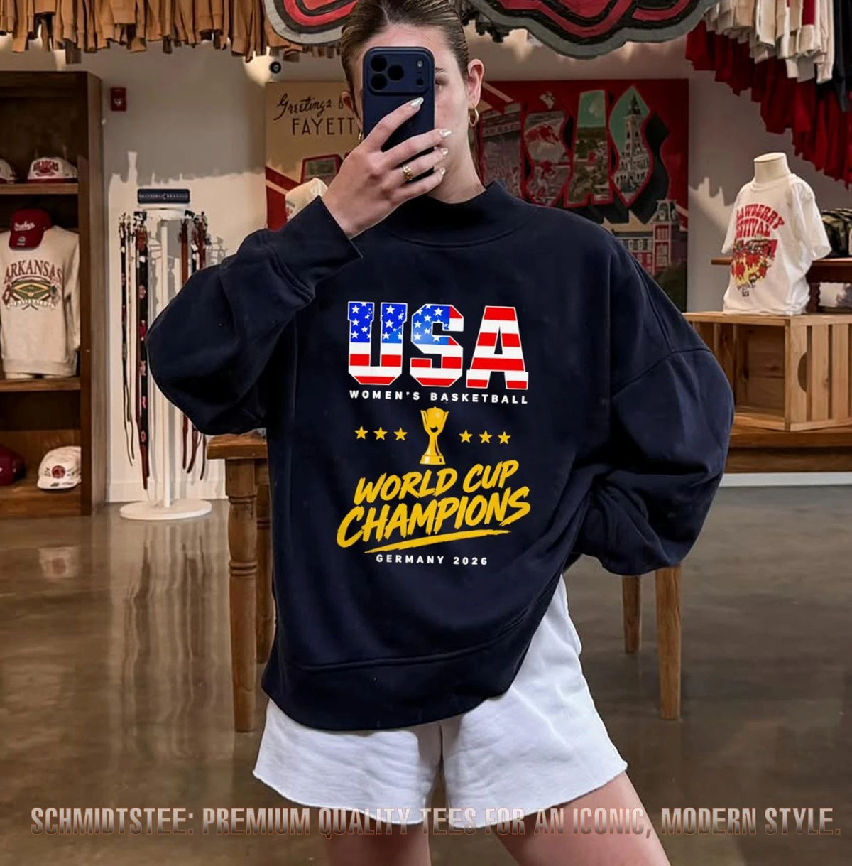Team USA Women’s Basketball World Cup Germany 2026 Champions shirt