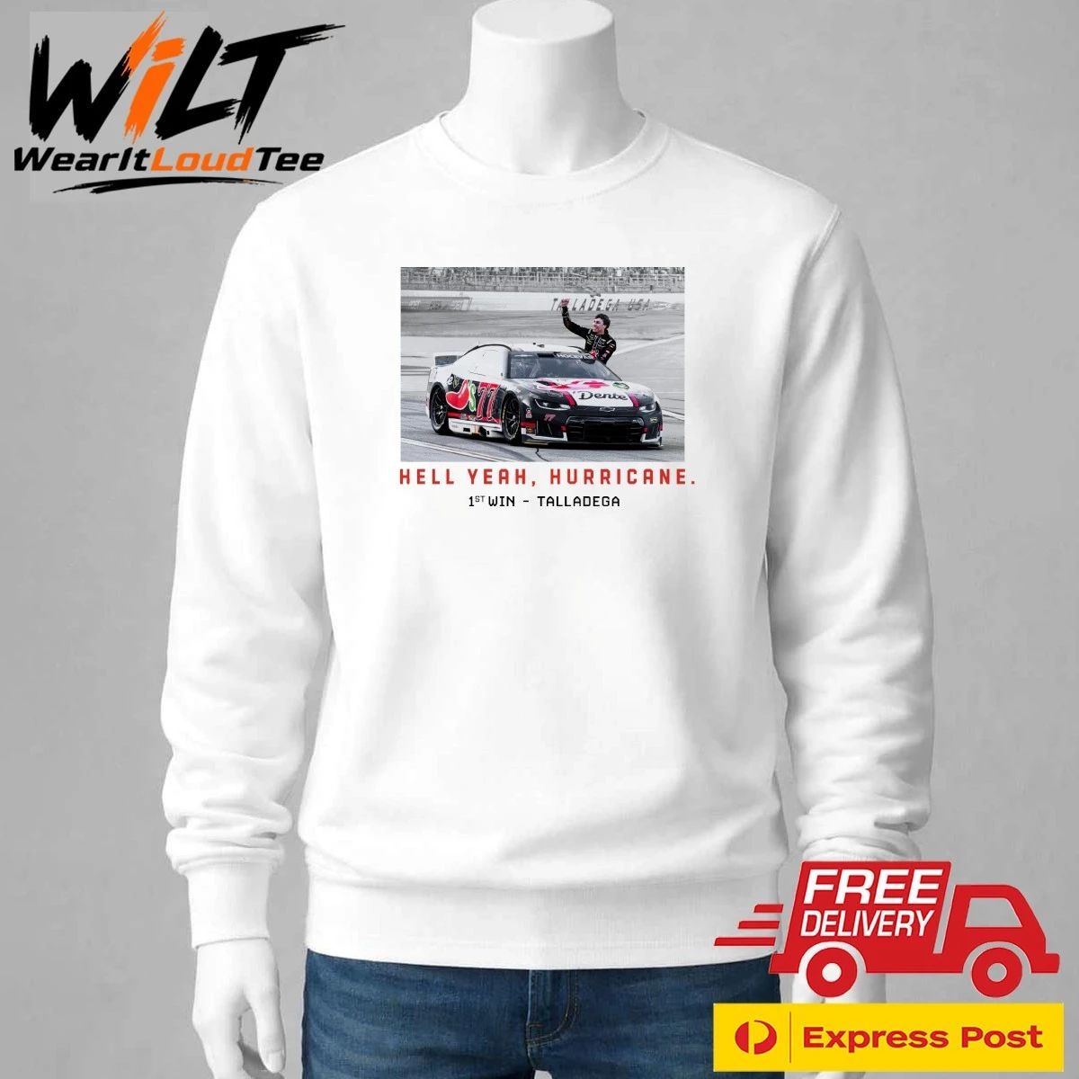 Carson Hocevar Hell Yeah Hurricane 1st Win Shirt