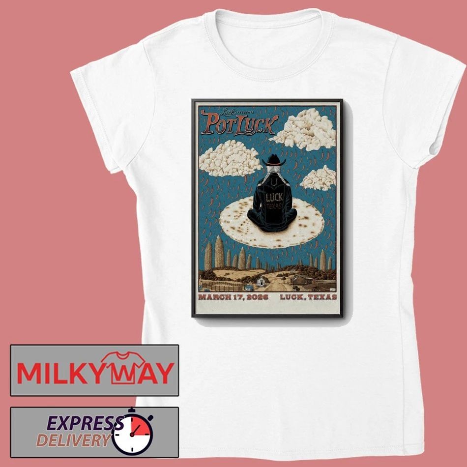 Willie Nelson At Luck Reunion On Mar 17 2026 Poster shirt