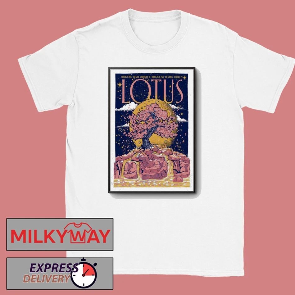 Lotus Mar 28-29 2026 Mr. Smalls Theatre In Millvale PA Poster shirt