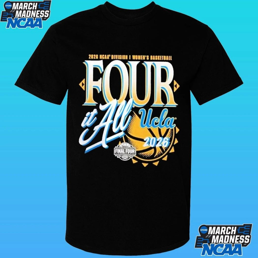 Ucla Bruins 2026 Ncaa Women’s Basketball Tournament March Madness Final Four Zone Move Shirt