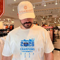 Oklahoma City Thunder 2026 NBA Western Conference Champions 6 Time skyline shirt