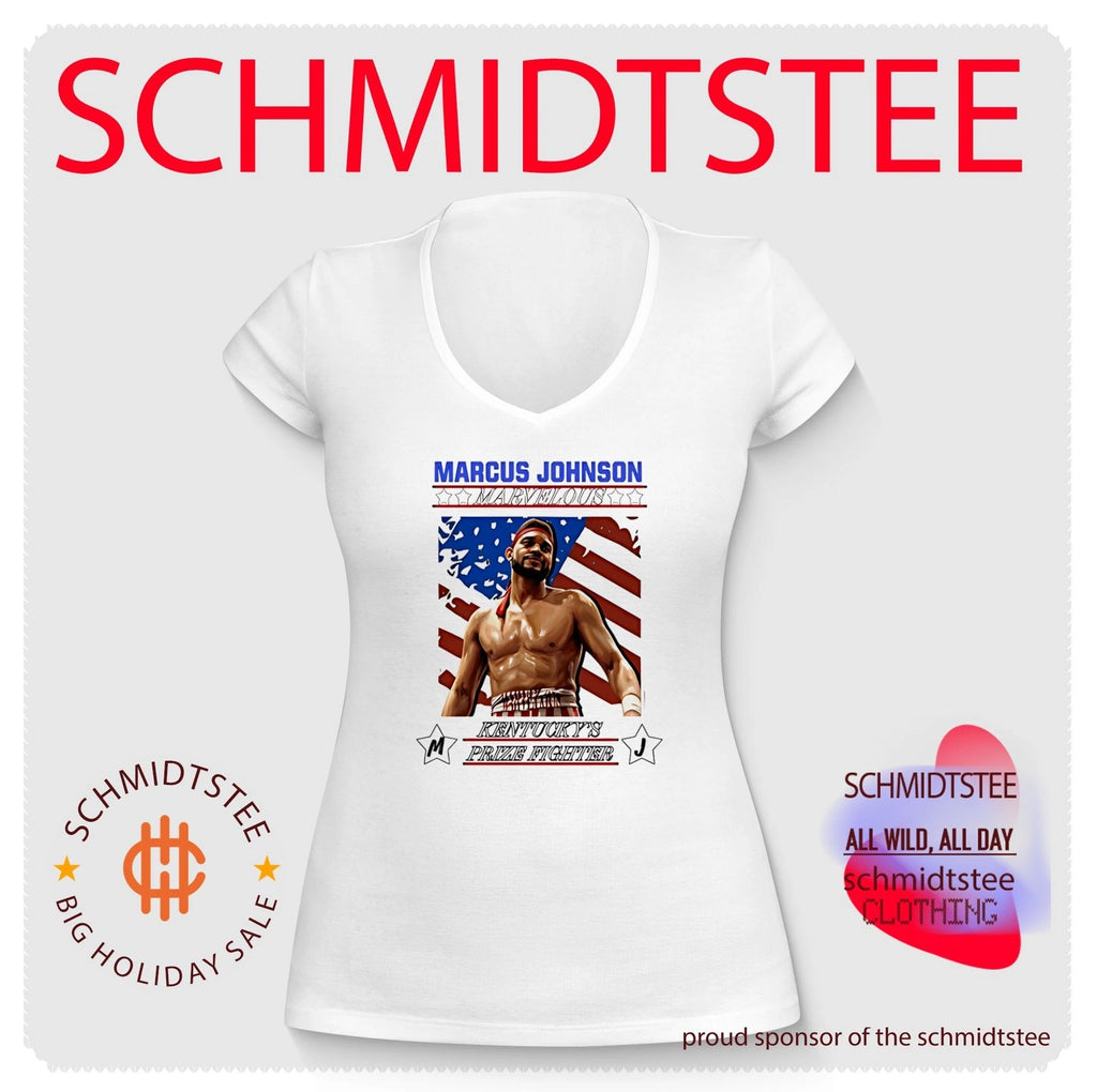 Marcus Johnson Marvelous Kentuckey prize fighter MJ flag shirt