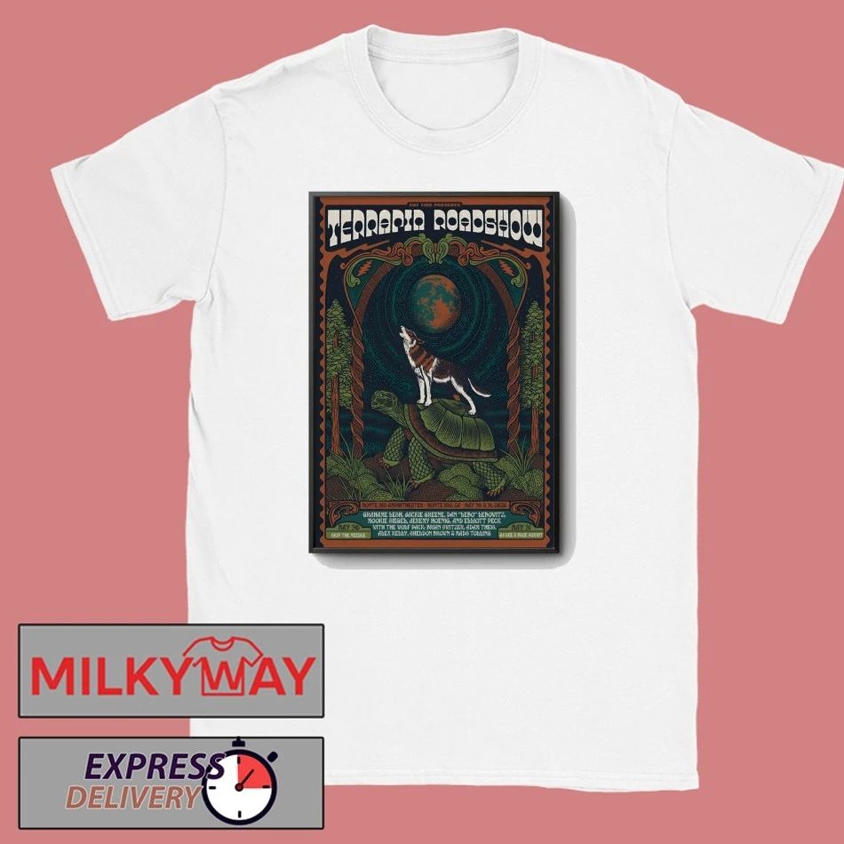 Terrapin Roadshow 5 30-5 31 2026 Monte Rio, CA Poster shirt