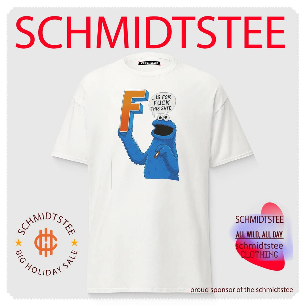 F is for fuck this shit cartoon shirt