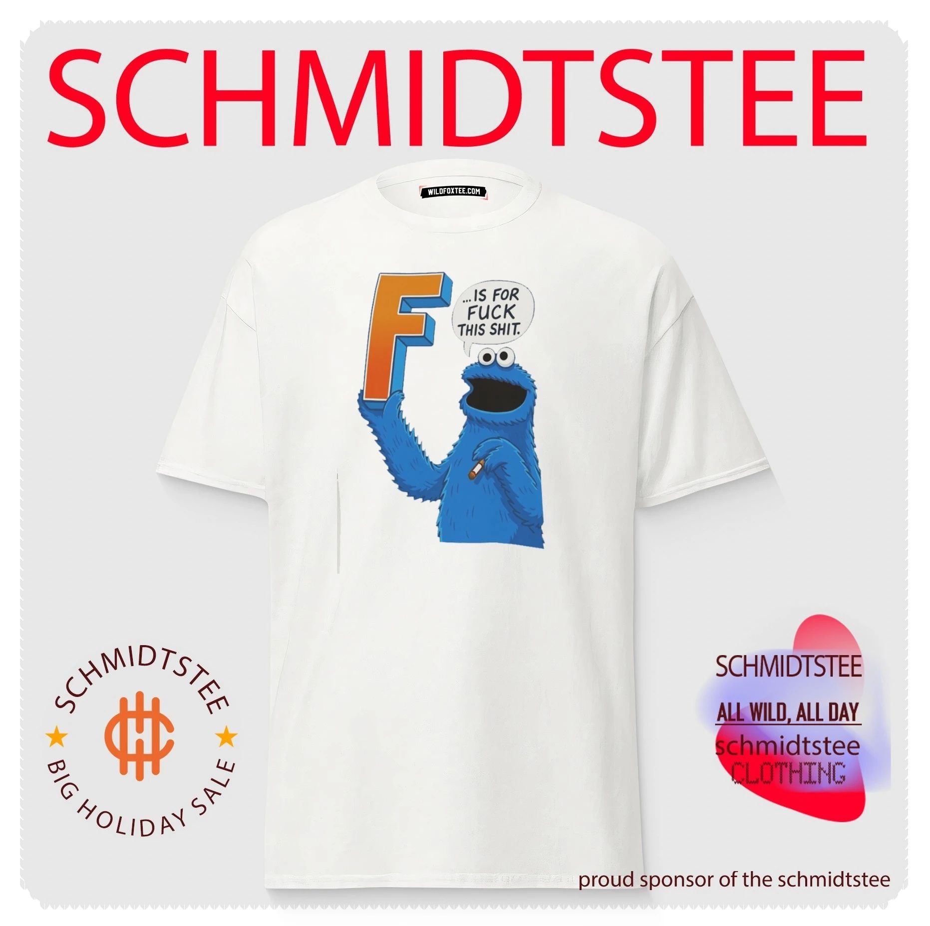 F is for fuck this shit cartoon shirt