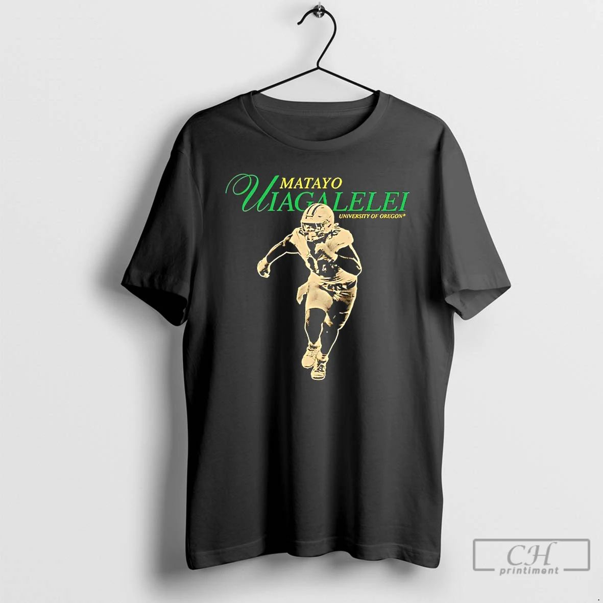 Classic Matayo Uiagalelei University Of Oregon Ncaa Player Vintage T Shirts