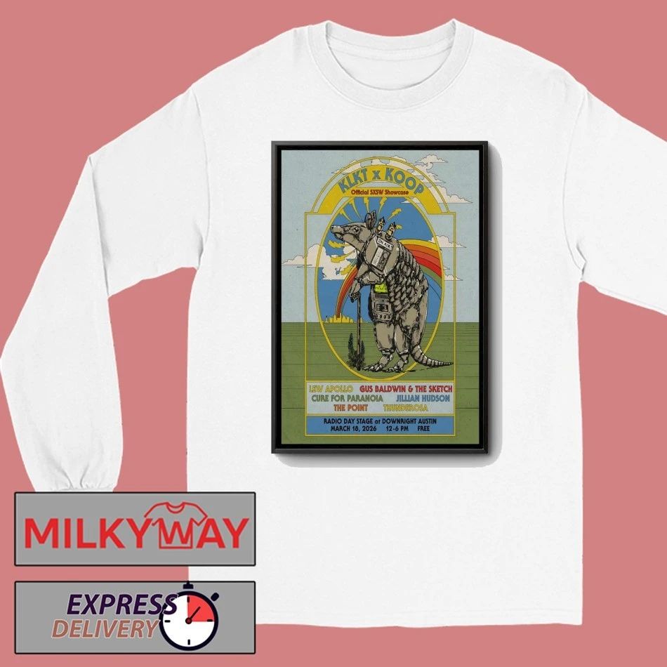 KLKT x KOOP Downright Austin Hotel in Austin TX Mar 18 2026 Poster shirt