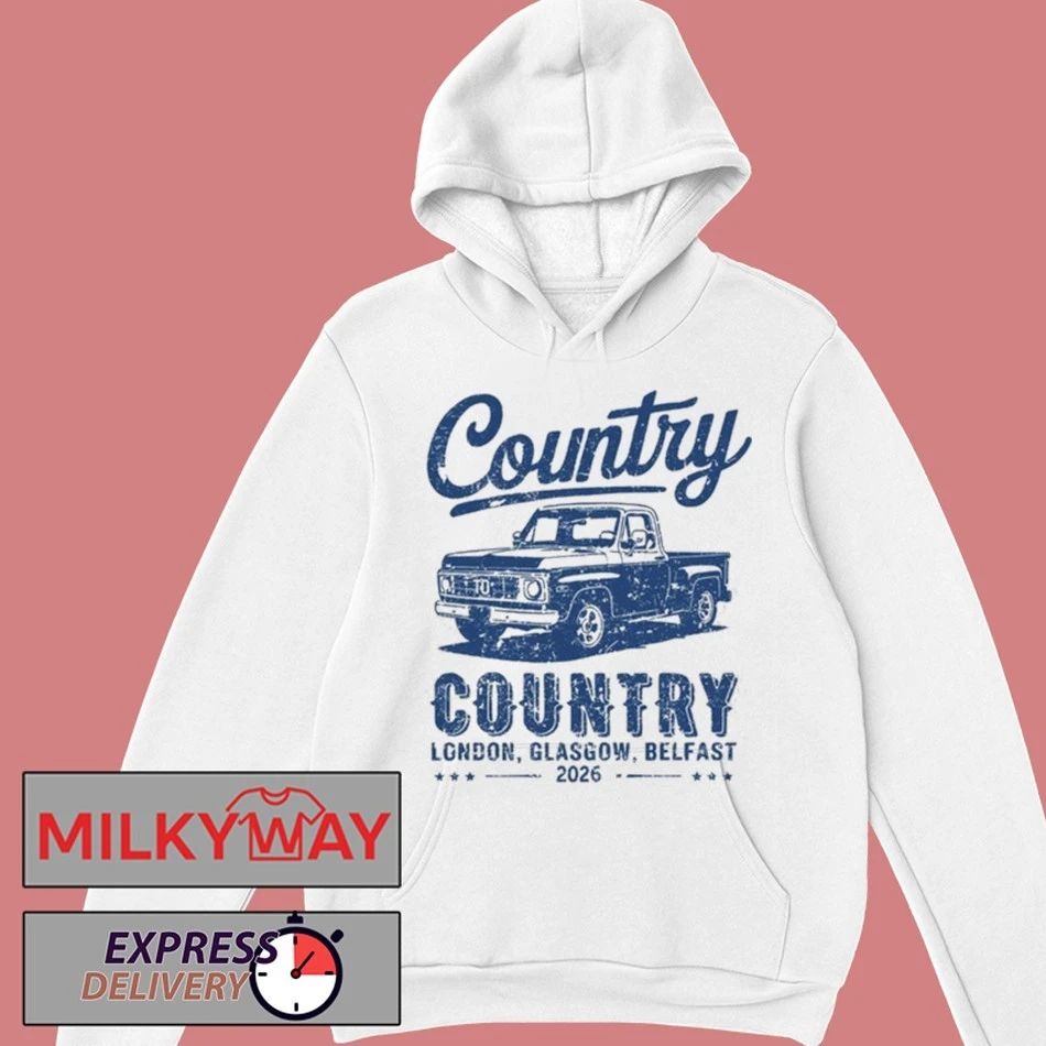 Country To Country 2026 Tour London Glasgow, Belfast T-Shirt