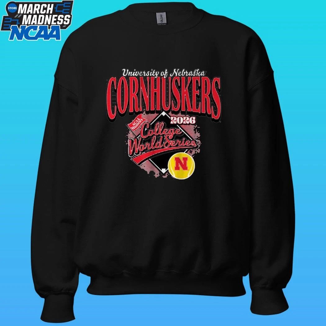 Nebraska Softball 2026 Women’s College World Series Off Shirt