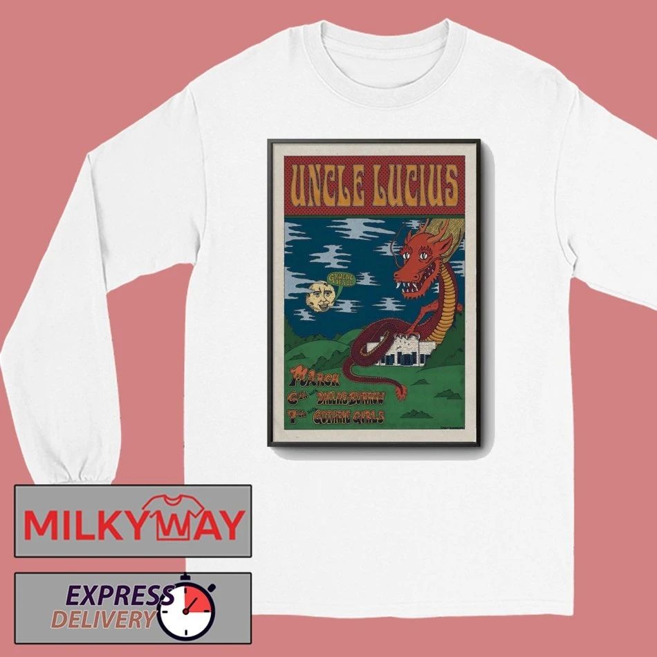 Uncle Lucius Tour New Braunfels TX On Mar 6-7 2026 Poster shirt