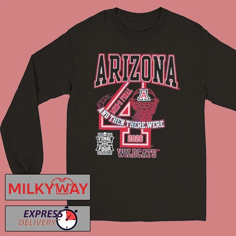 Arizona Wildcats Mens Basketball 2026 Final Four Number Shirt