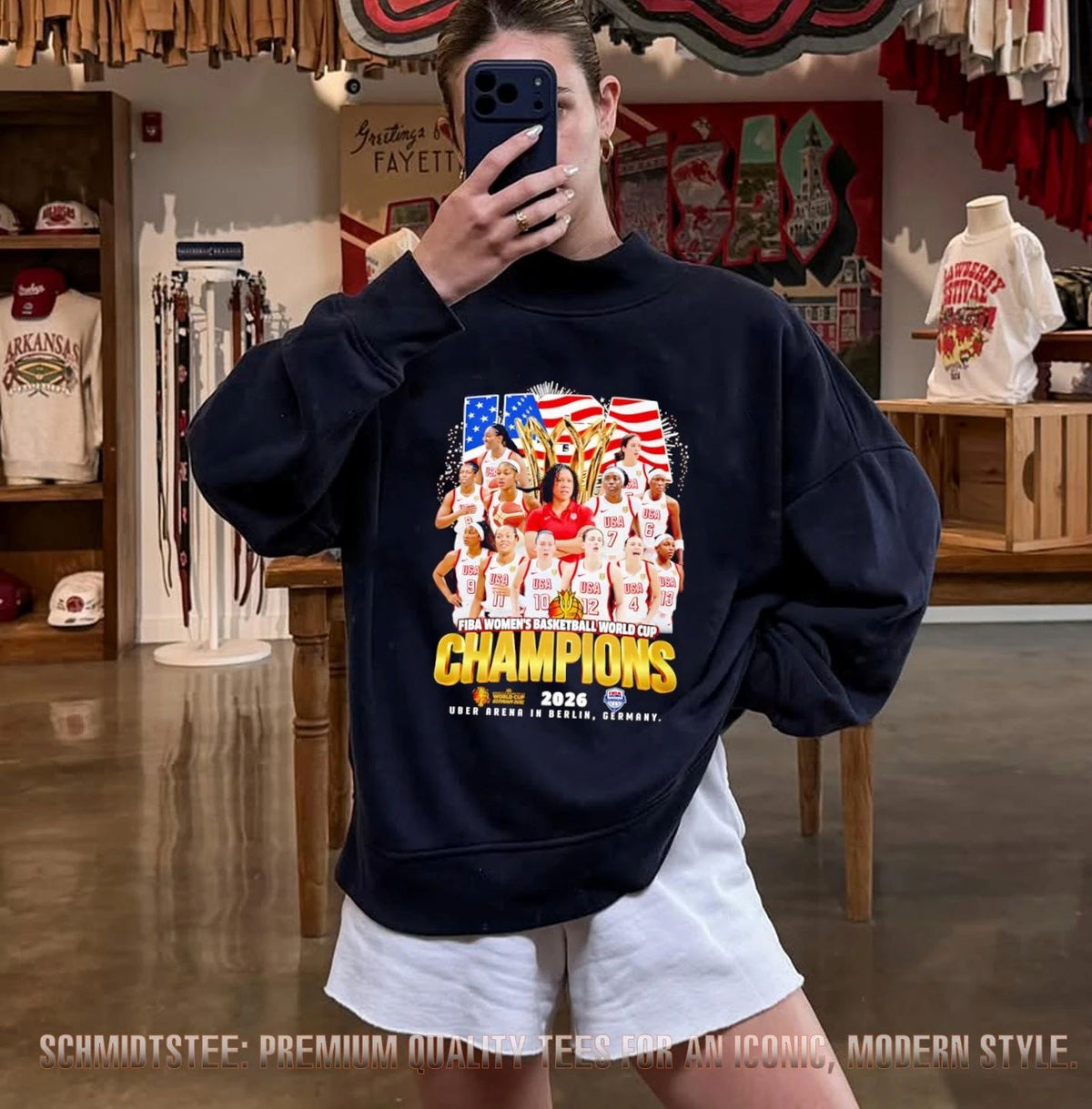 USA 2026 FIBA Women’s Basketball World Cup Champions Uber Arena In Berlin shirt