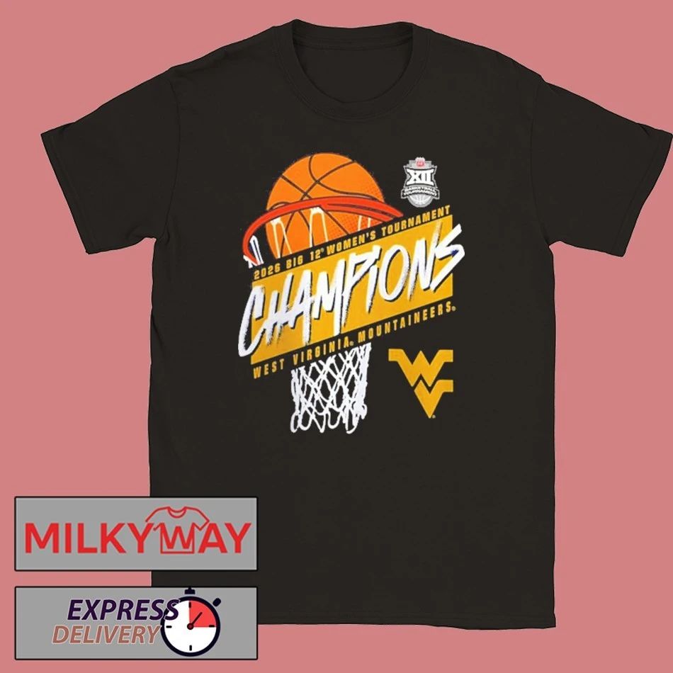 West Virginia Mountaineers Champions 2026 Big 12 Women’s Tournament Women’s Basketball Shirt