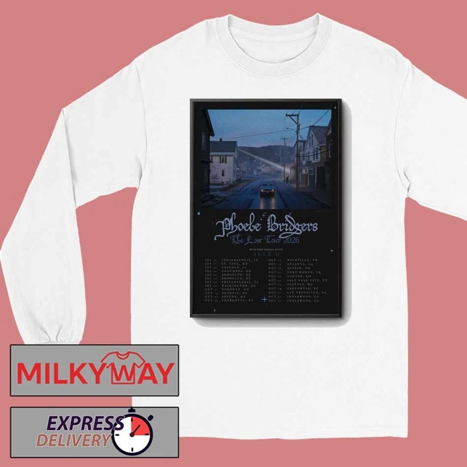 Phoebe Bridgers Sept 19 2026 Chicago, IL Poster shirt