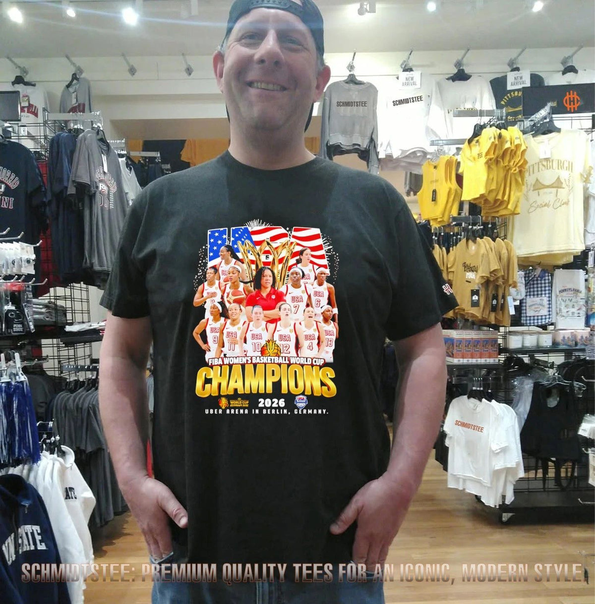 USA 2026 FIBA Women’s Basketball World Cup Champions Uber Arena In Berlin shirt