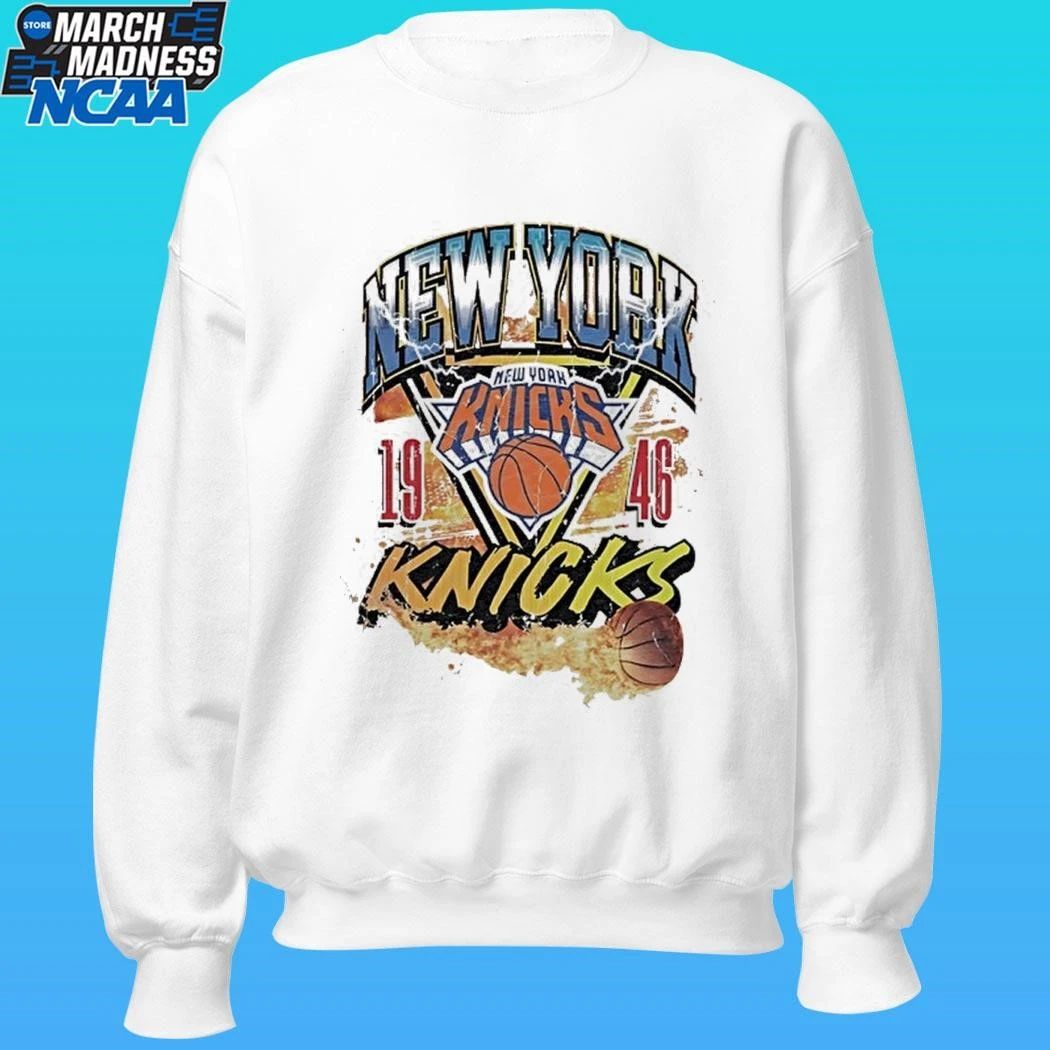 New York Knicks Lifestyle Capsule Basketball On Fire Shirt