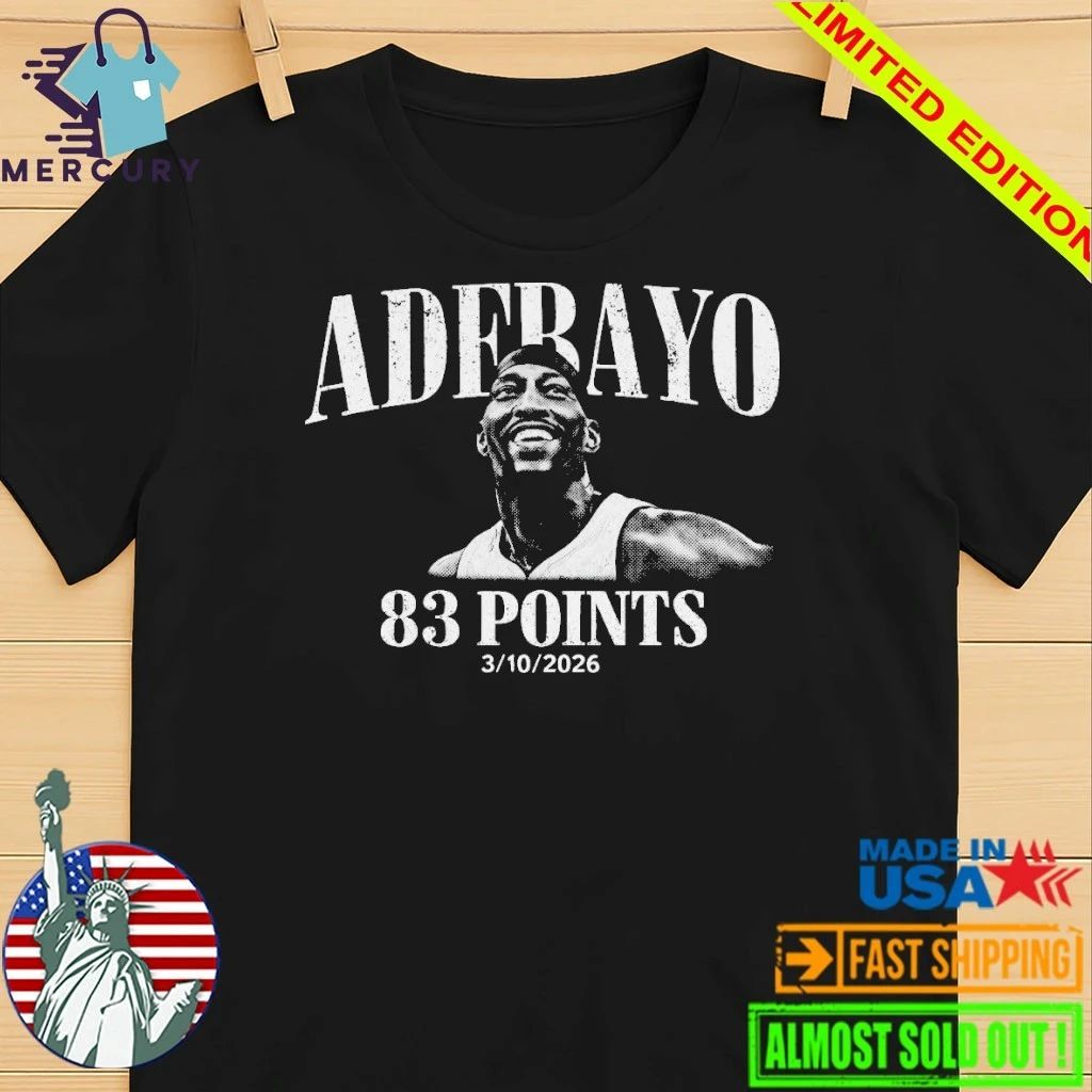 Bam Adebayo 83 Points March 10, 2026 Shirt