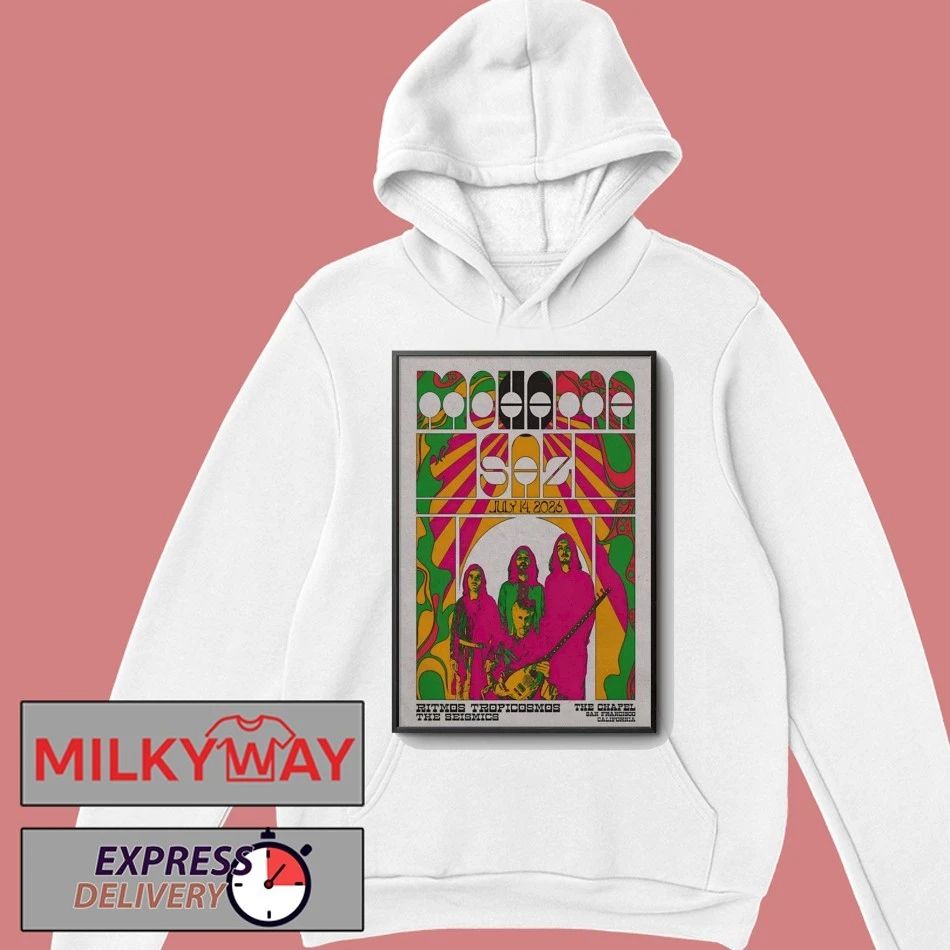 LIMITED Jul 14 2026 MOHAMA SAZ The Chapel In San Francisco CA Poster TOUR shirt