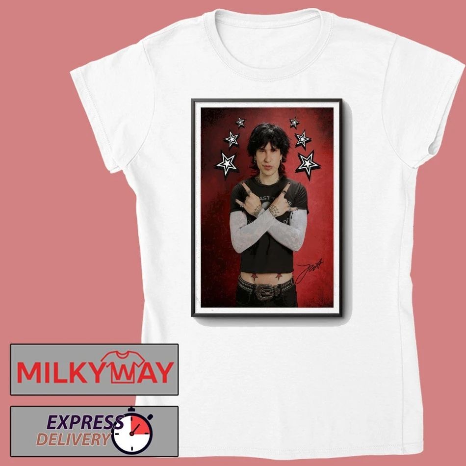 2026 Jake Webber Stars Signed Poster shirt
