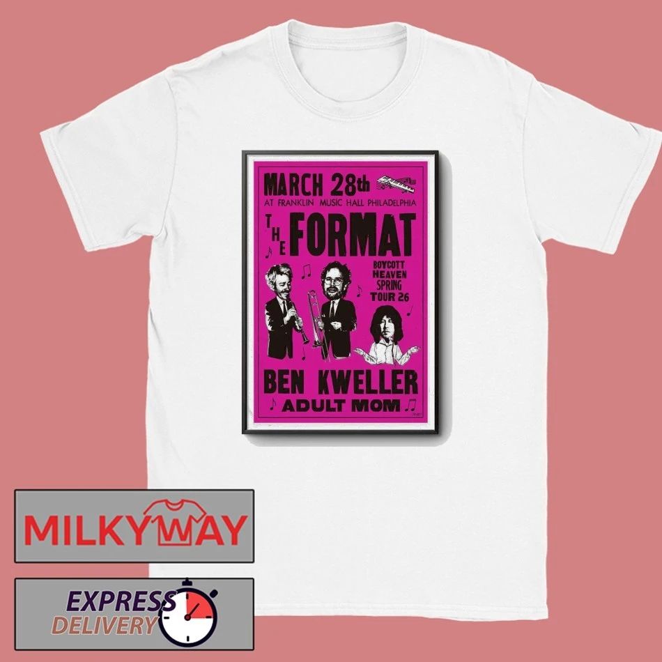Mar 28, 2026 The Format Tour Franklin Music Hall Philadelphia Poster shirt