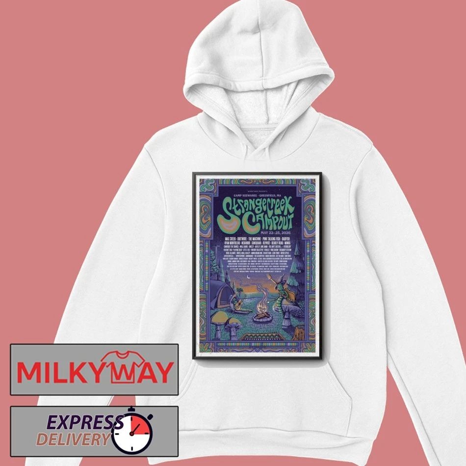 May 22-24 2026 StrangeCreek Campout Poster Camp Kee-Wanee TOUR shirt