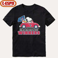 The Peanuts Driving Car X Houston Texans 2026 AFC Wild Card Winners Shirt