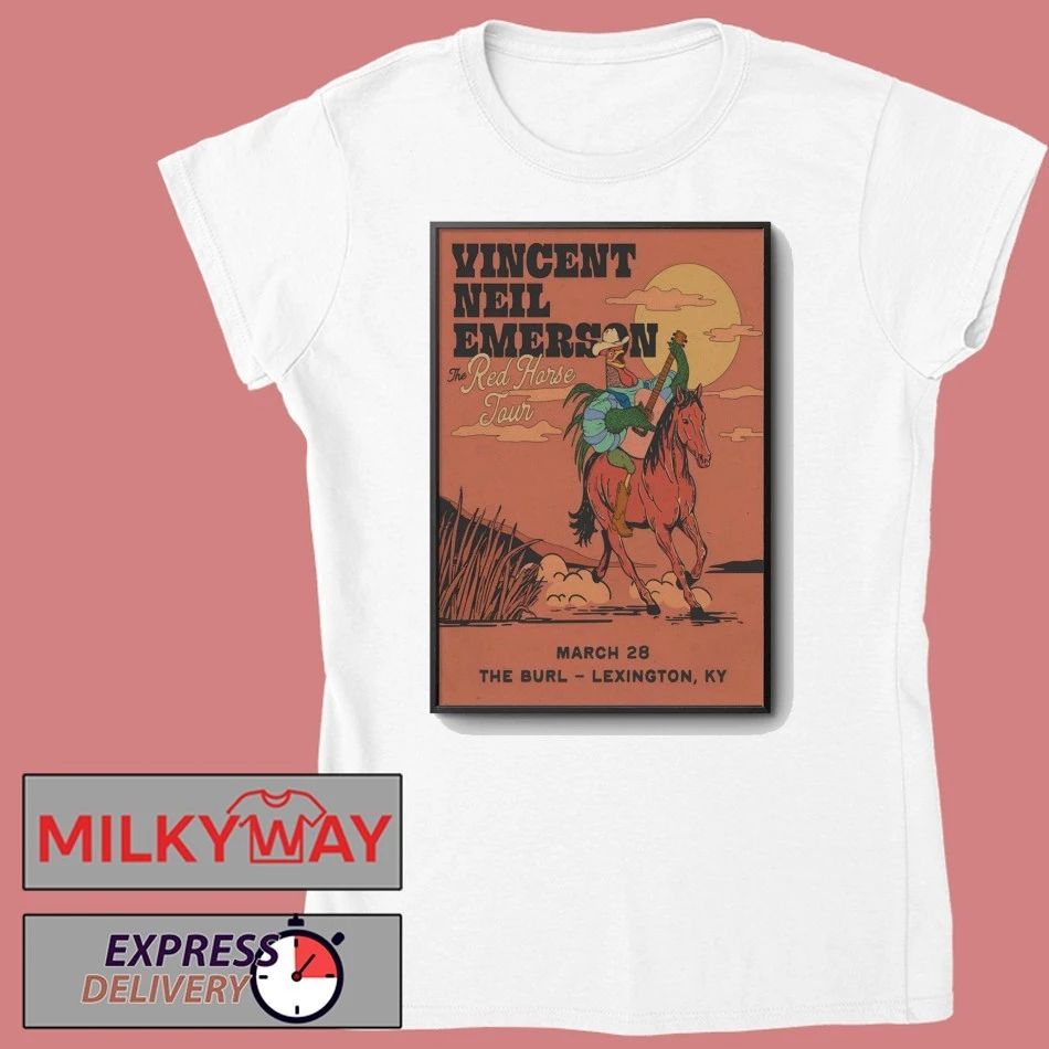Vincent Neil Emerson Mar 28 2026 The Burl in Lexington KY Poster shirt